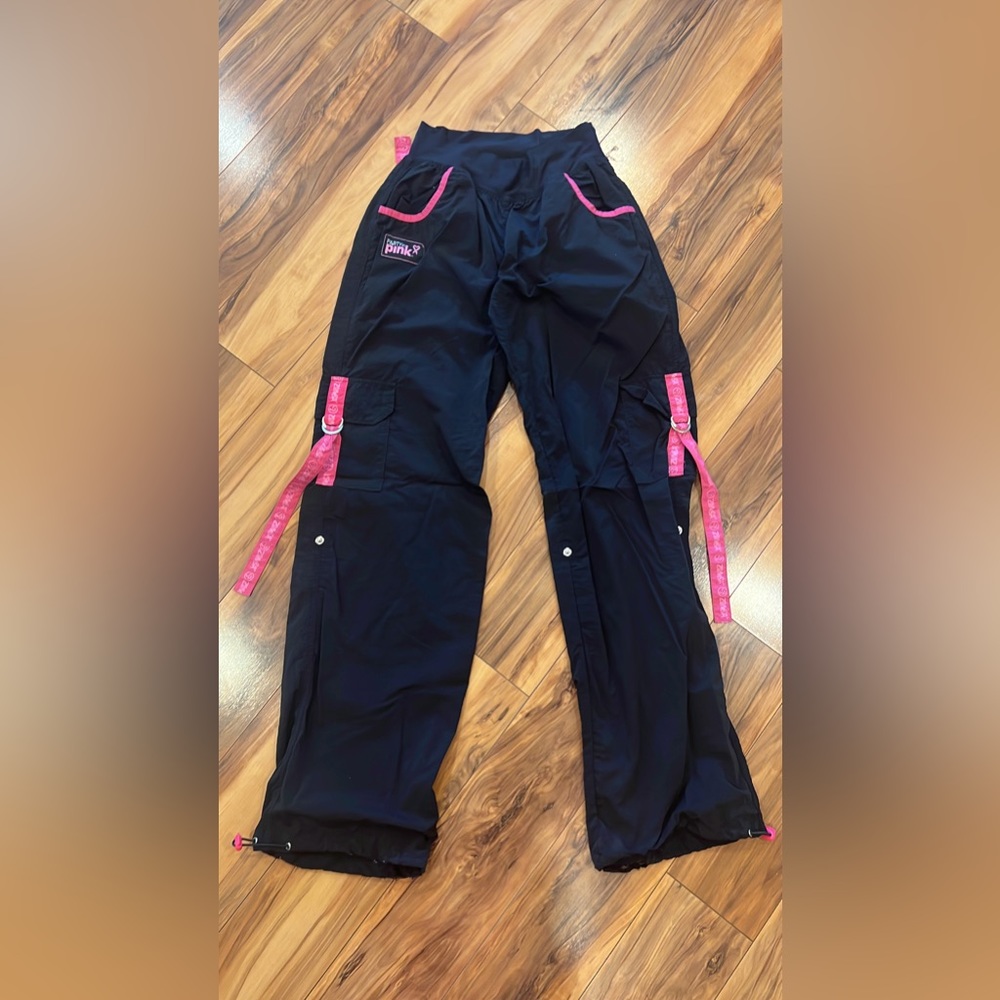 Size medium “Party In Pink” Zumba cargo pants